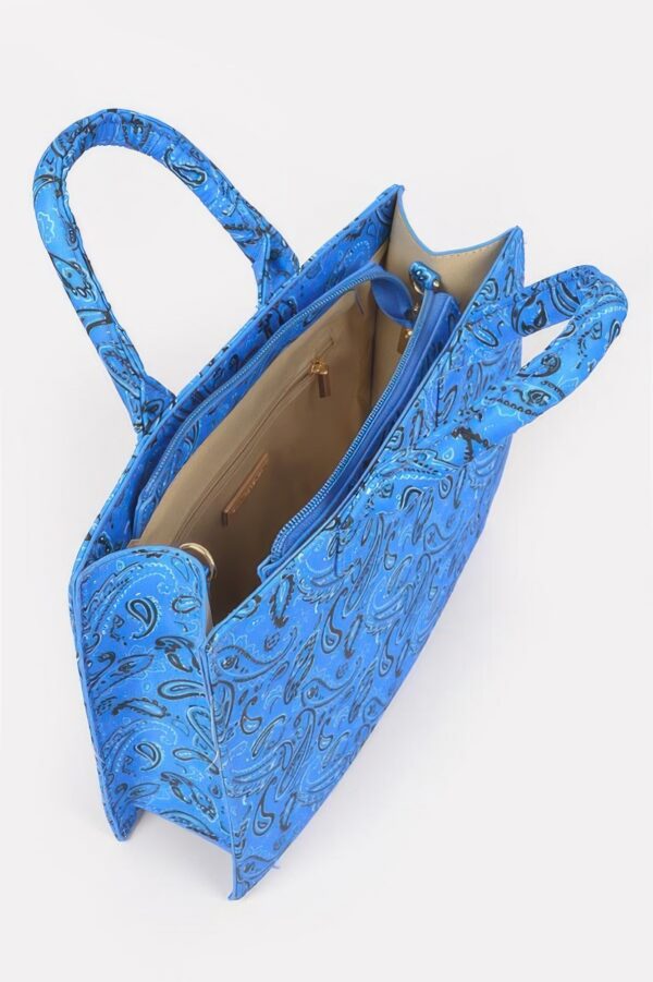 Bandana Medium Canvas Tote with Wide Strap