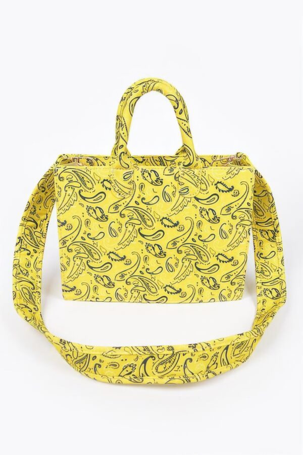 Bandana Medium Canvas Tote with Wide Strap