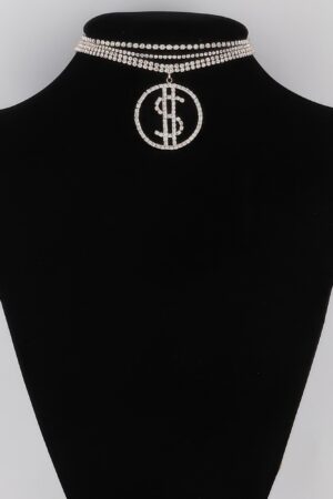Big Money Choker Necklace – Bold Silhouette