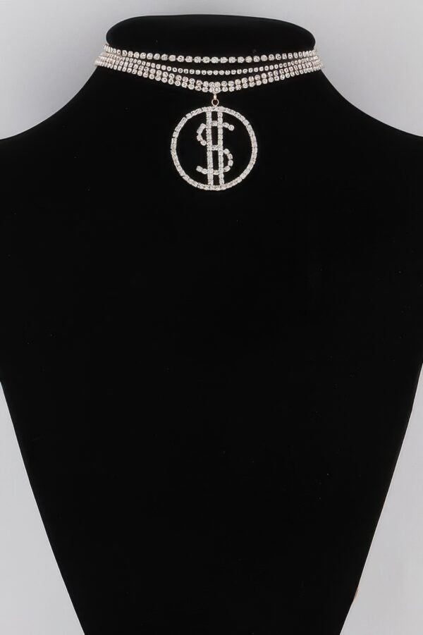 Big Money Choker Necklace – Bold Silhouette