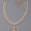 Big Money Choker Necklace – Bold Silhouette