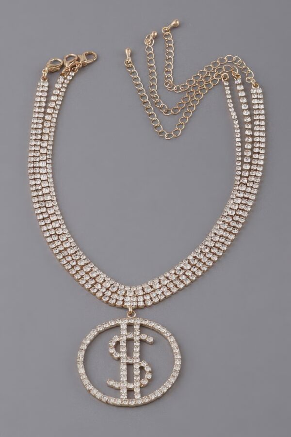 Big Money Choker Necklace – Bold Silhouette