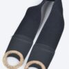 Big Metal Buckle Elastic Belt – 3 in Wide