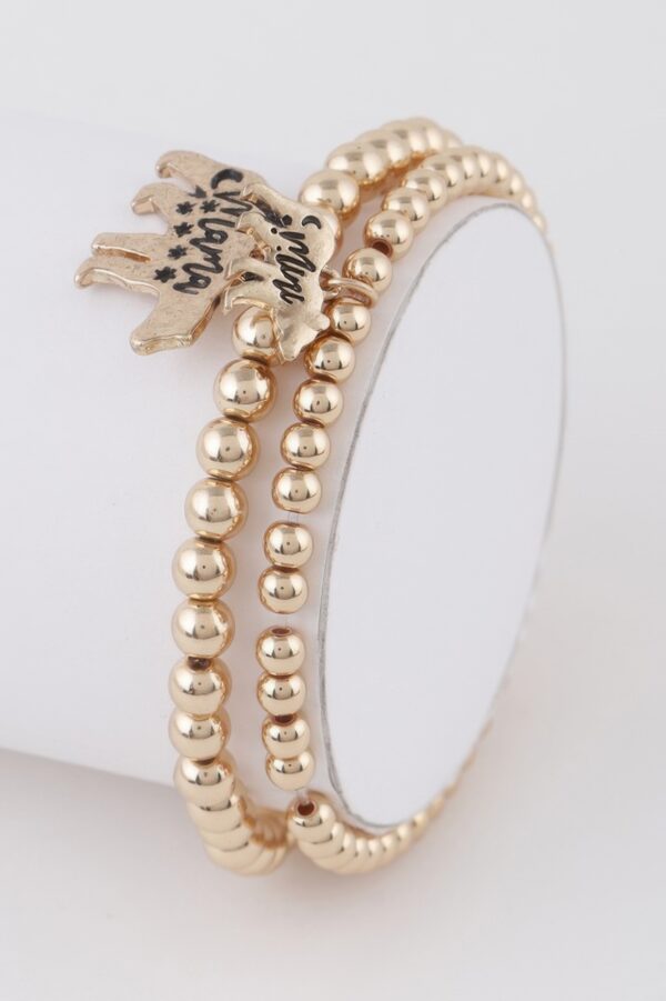Mama & Mini Bear Bracelet – Delicate Stackable Charm