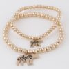 Mama & Mini Bear Bracelet – Delicate Stackable Charm