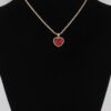 Glitter Heart Chain Necklace – Delicate Sparkle