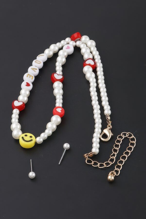 Smiley Love Necklace – Delicate Smiley Pendant, 16 inch Chain