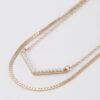 Pearled V Necklace – V-Shaped Pearl-Accent Pendant
