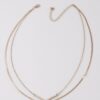 Pearled V Necklace – V-Shaped Pearl-Accent Pendant