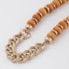 Bead N Chain Necklace – Beaded & Link Texture