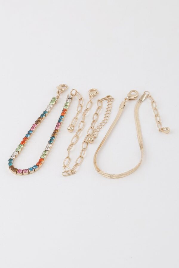 Multi Rhinestone Bracelet – Stackable Sparkle