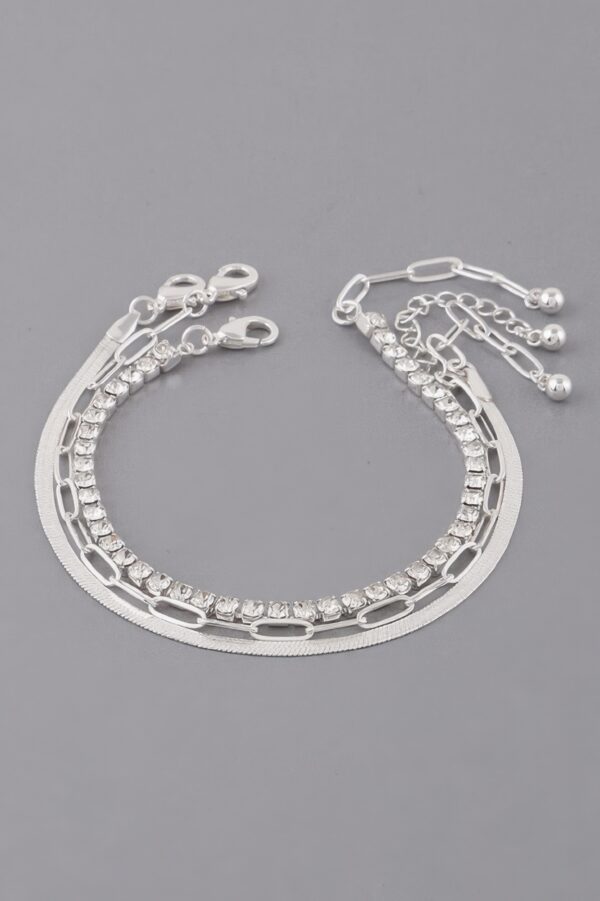 Multi Rhinestone Bracelet – Stackable Sparkle