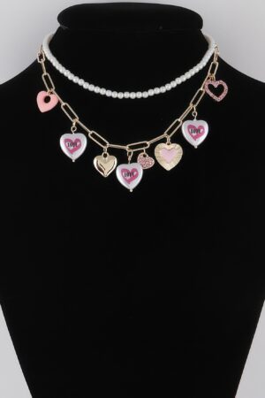 Delicate Heart Charm Necklace – Layering Pendant