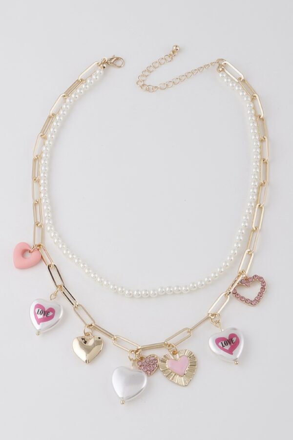 Delicate Heart Charm Necklace – Layering Pendant