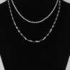 Link N Rope Chain Necklace – Mixed Link & Rope Design