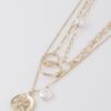 Multi Oo Layered Pendant Necklace – 16-inch