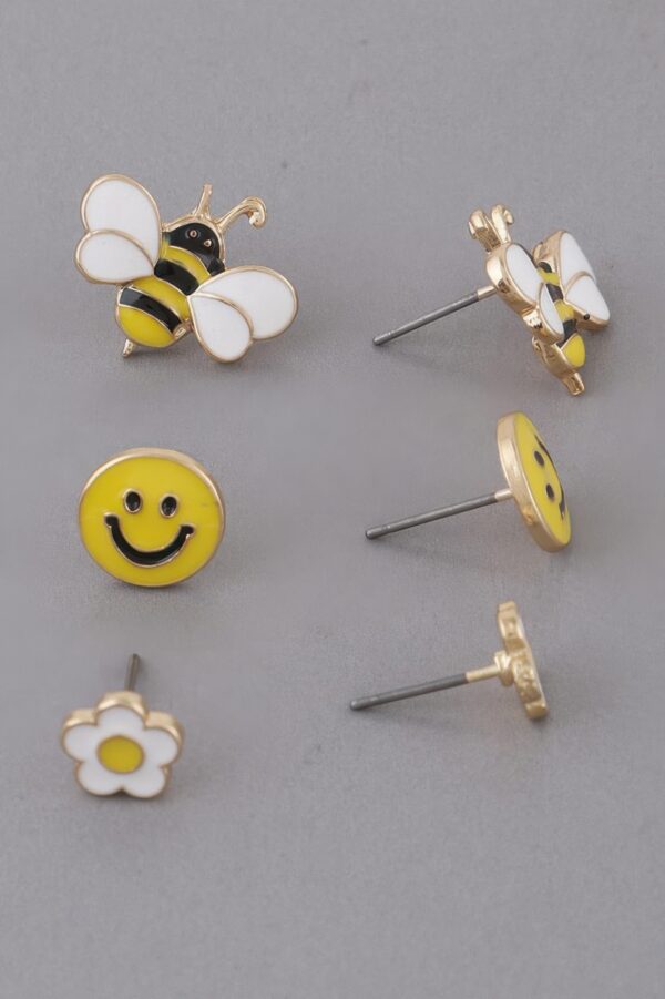 Spring Time Stud Earrings Set – Playful Details