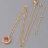 Jeweled Crystal Necklace – Sparkling Accent, 16 inches
