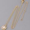 Jeweled Crystal Necklace – Sparkling Accent, 16 inches
