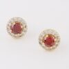 Jeweled Stud Earrings – Polished 0.4 in Sparkle