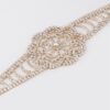 Jeweled Flower Choker Necklace – Sparkling Floral Accent