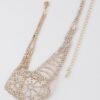 Jeweled Flower Choker Necklace – Sparkling Floral Accent