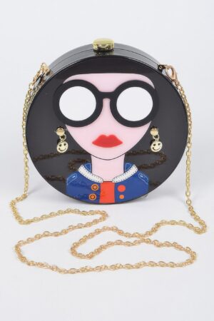 Acrylic Box Clutch – Polished Clear Party Clutch