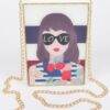 Acrylic Box Clutch – Polished Structured Evening Bag