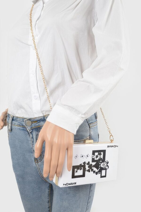 Joker Acrylic Crossbody with Mixed-Metal Hardware