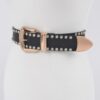 Multi-Metal Rhinestone Trim Plus Size Belt