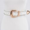 Multi-Metal Rhinestone Trim Plus Size Belt