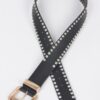 Rhinestone-Trim Multi-Metal Waist Belt for Dresses & Denim