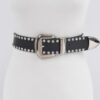 Rhinestone-Trim Multi-Metal Waist Belt for Dresses & Denim