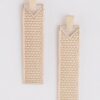 Textured Vertical Bar Drop Earrings – Linear Silhouette