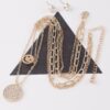 Multi Smiley-Face Charm Necklace – 18″ Chain