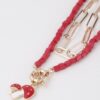 Beaded Mushroom Chain Necklace – Whimsical Pendant