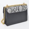 Too Glam Structured Lady Clutch – Mixed Metal Detail