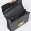 Too Glam Structured Lady Clutch – Mixed Metal Detail