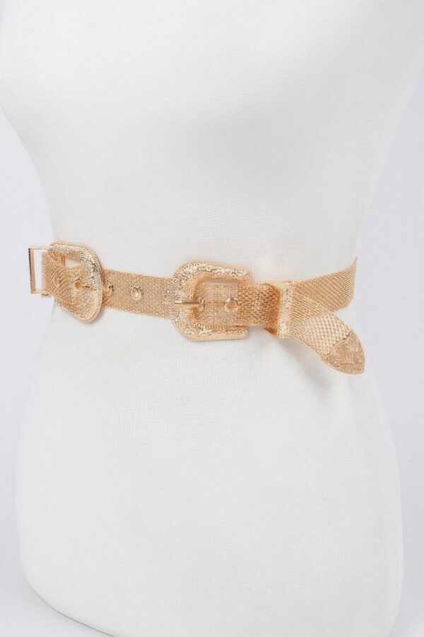 Chainlink Belt with Iron Buckle – Statement Accent