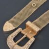 Chainlink Belt with Iron Buckle – Statement Accent