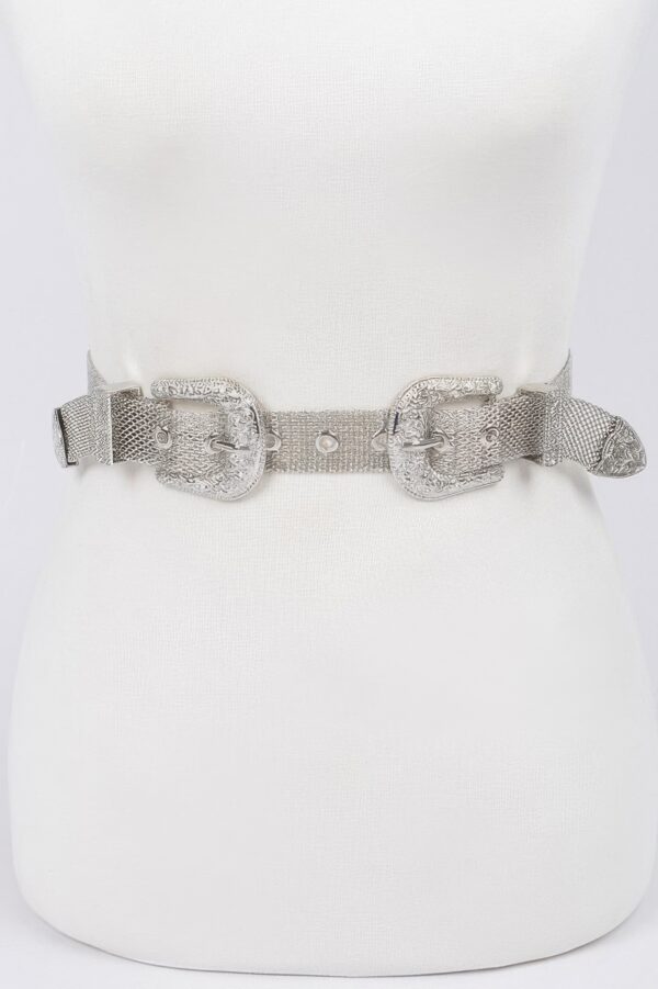Chainlink Belt with Iron Buckle – Statement Accent