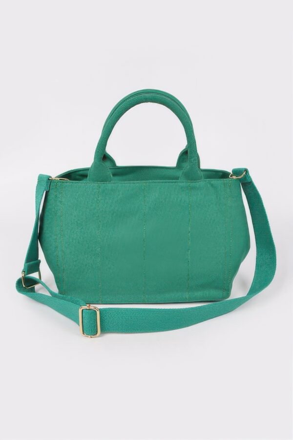 Solid Canvas Tote – Classic Everyday Silhouette