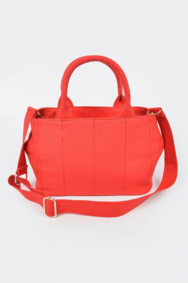 Solid Canvas Tote – Classic Everyday Silhouette