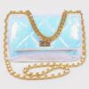 Quilted Sequin Chain Shoulder Bag – Compact