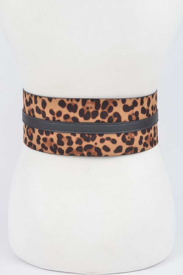 Leo Corset Waist Belt – PU Corset-Style Cincher