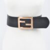 Metal Buckle Waist Belt – 2.25 inch Wide, PU & Iron
