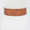 Metal Buckle Waist Belt – 2.25 inch Wide, PU & Iron