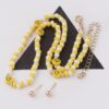 Beaded Smiley Face Charm Necklace – Playful Bead Detail