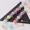 Smiley Face Beaded Necklace – Colorful Beads