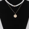 Multi-Pearled Pendant Necklace – 16-inch Chain